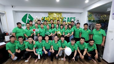 Cán bộ nhân viên chúc mừng sinh nhật ADF 10 tuổi