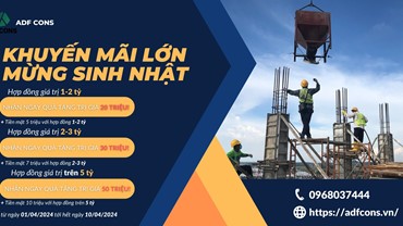 Chương trình khuyến mãi mừng sinh nhật ADF